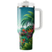 Vivid Tropical Paradise  Personalized Tumblers