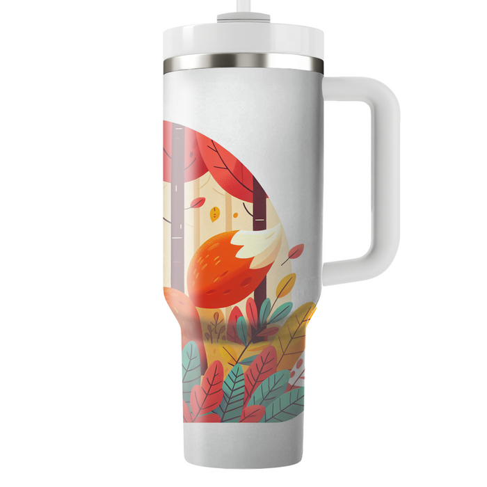 Whimsical Fox In Autumn  Decorative Tumblers