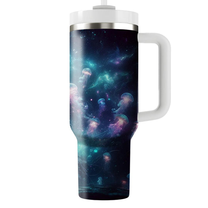 Galactic Jellyfish  Personalized Tumblers