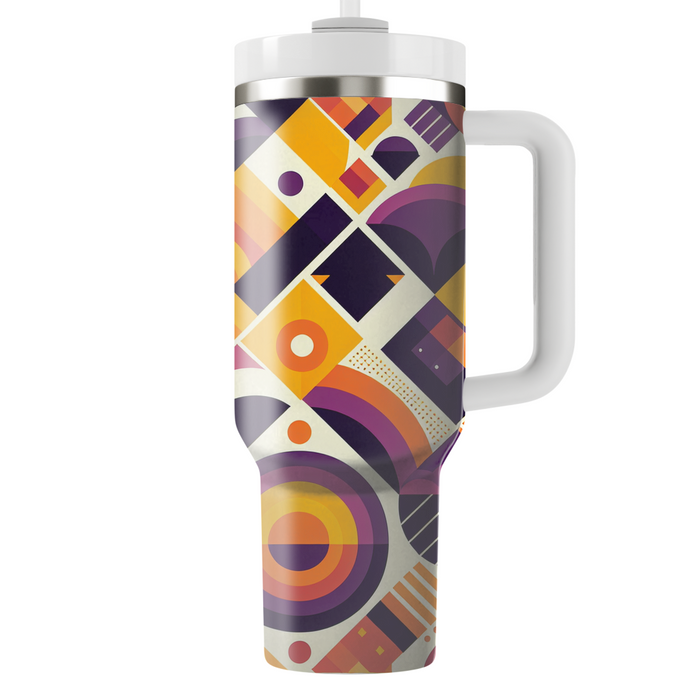 Sunset Overlap Geometric  Unique Tumblers