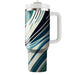 Abstract Curved Line Design  Custom Tumblers