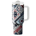 Winter Nordic Knit Tumblers With Lids