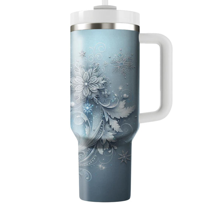 Winter Wonder Glimmer  Unique Tumblers