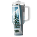 Winter Frosted Pine  Personalized Tumblers