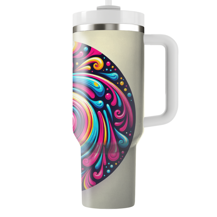 Tie-dye Spiral Dreams  Personalized Tumblers