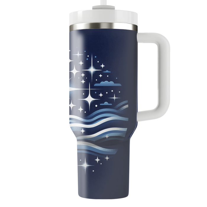 Twinkling Stars Night  Custom Tumblers