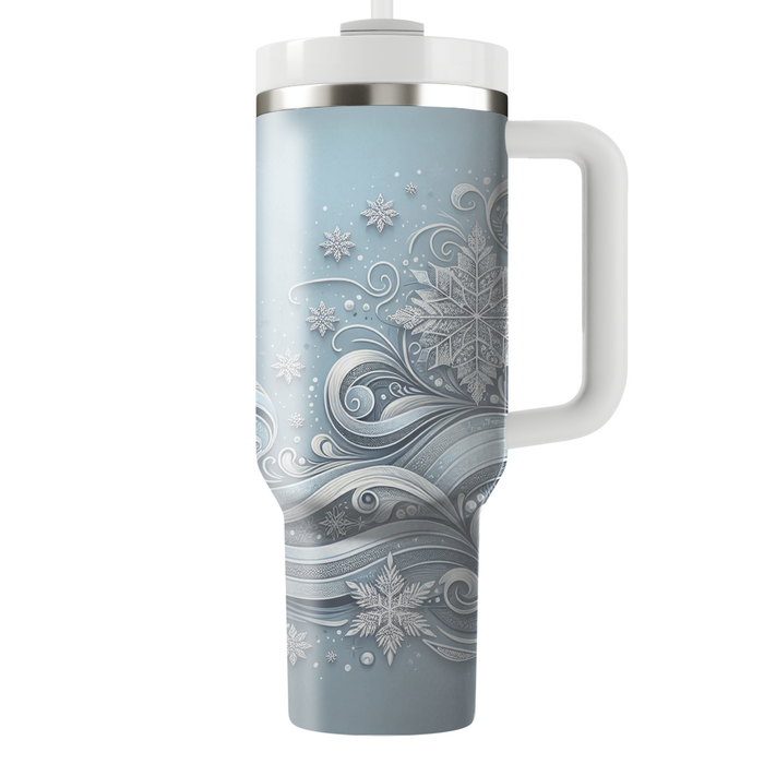 Serene Snowfall - Winter Wonderland  Tumbler Cups