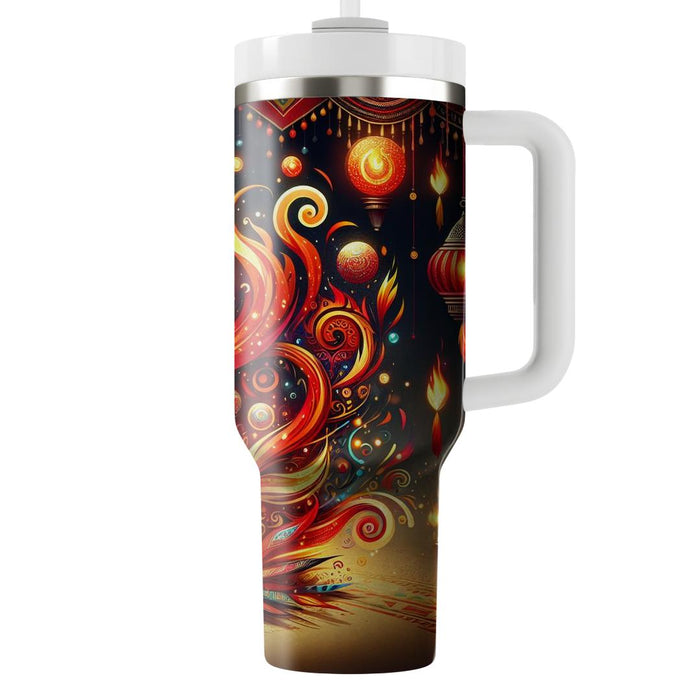 Fusion Of Fire - A Cultural Bonfire  Personalized Tumblers