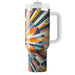 Sunrise Geometric Burst  Insulated Tumblers