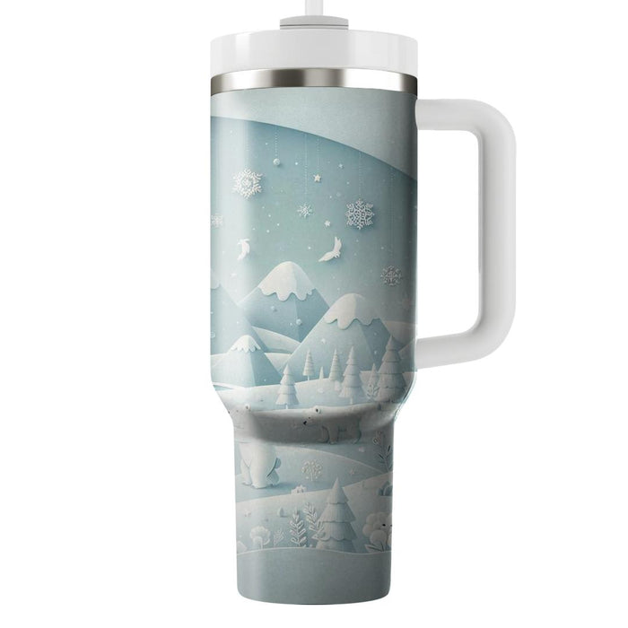 Winter Polar Bear Wonderland  Tumblers For Gifts