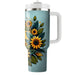 Bold Sunflower Delight  Decorative Tumblers