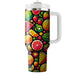 Bright Summer Fruits  Tumblers With Lids