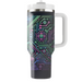 Futuristic Neon Circuitry  Personalized Tumblers