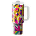 Vivid Fiesta  Tumblers With Lids