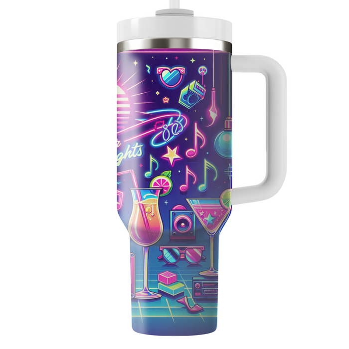 Electric Summer Nights Personalized Tumblers