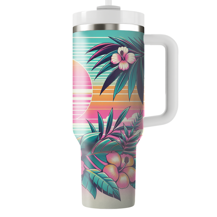 Retro Paradise  Custom Tumblers