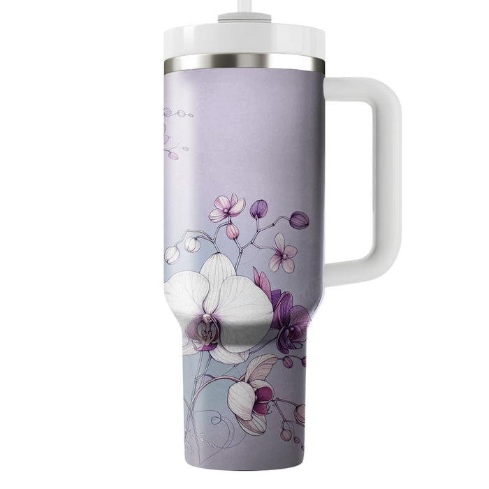 Whimsical Orchid Fantasy  Tumbler Cups