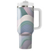 Abstract Geometric Waves Tumbler Cups