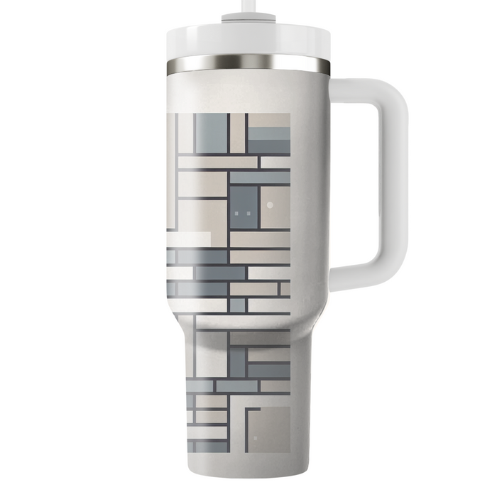 Abstract Brick Wall Custom Tumblers