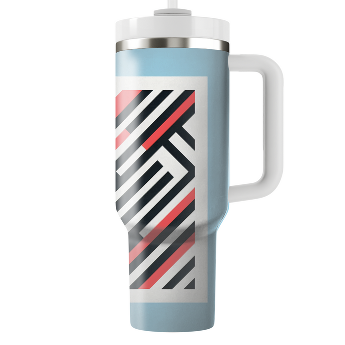 Bold Stripe Delight  Custom Tumblers