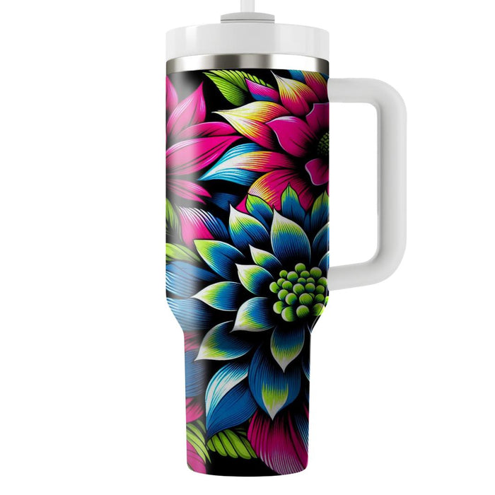  Floral Burst  Tumbler Cups