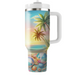 Tropical Retreat - International Beach Day  Decorative Tumblers