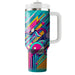 Vibrant 80s Patterns  Travel Tumblers