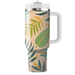 Tropical Leaves Geometric  Custom Tumblers