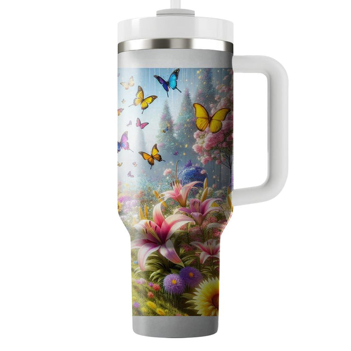 Garden Butterfly Bliss  Custom Tumblers