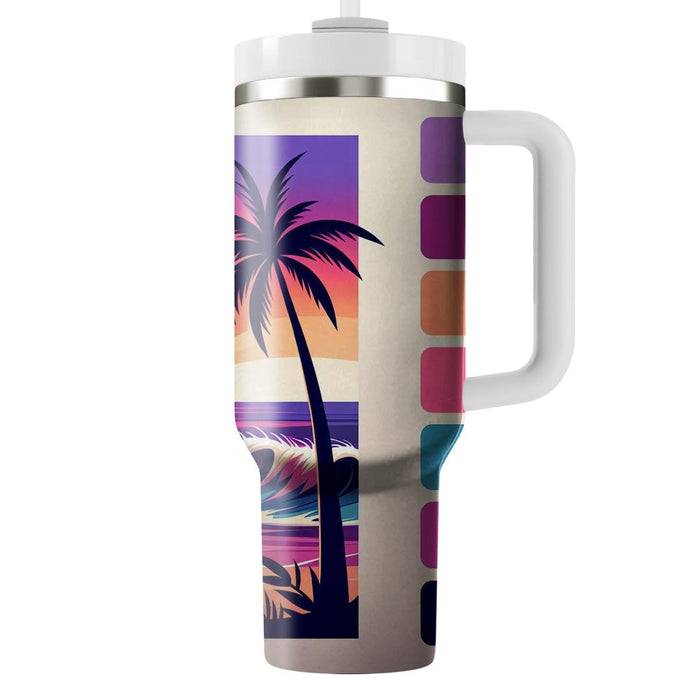 Sunset Paradise  Tumblers With Lids