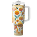 Sunny Marigold Mornings  Tumblers With Lids