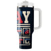 Vintage Varsity  Personalized Tumblers