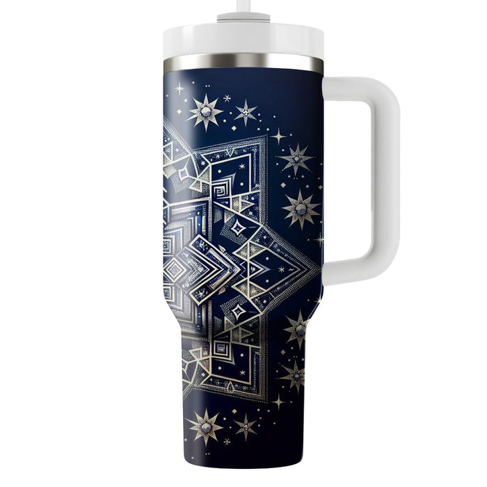 Starry Night Geometric  Tumblers For Gifts