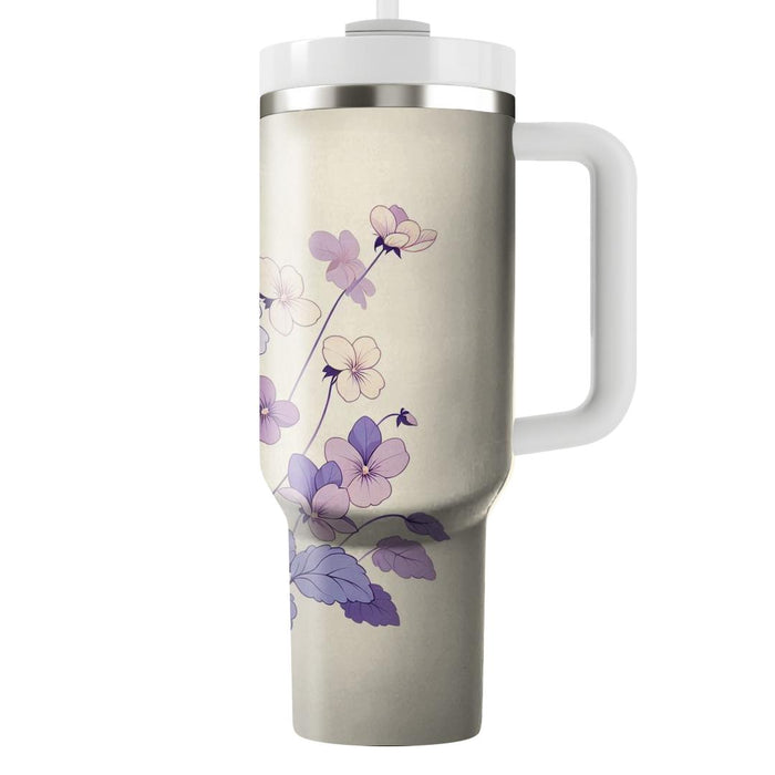 Violet Serenity  Unique Tumblers