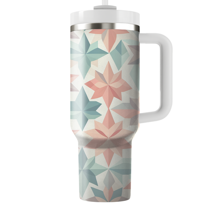 Geometric Petal Array Custom Tumblers