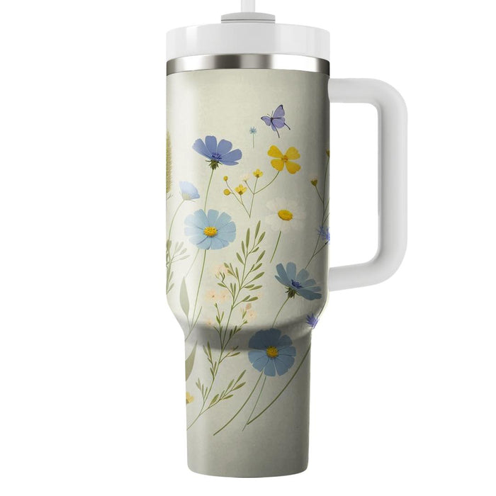 Serene Wildflower  Unique Tumblers