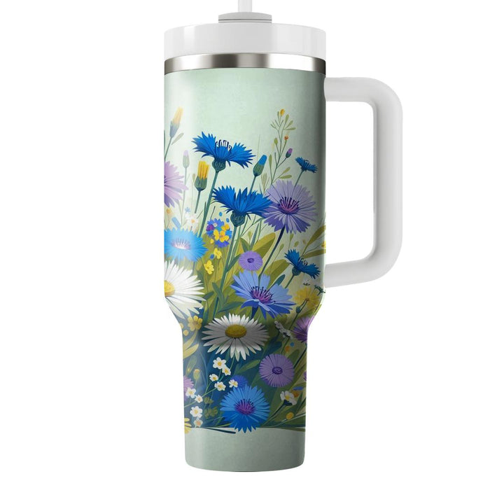 Whimsical Wildflower Symphony  Tumblers With Lids