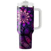 Fractal Flower Pattern  Tumblers With Lids