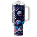 Galactic Retro Adventure  Personalized Tumblers