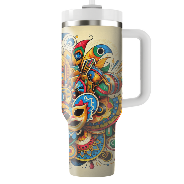 Eclectic Carnival - Fusion Of Festivities  Decorative Tumblers