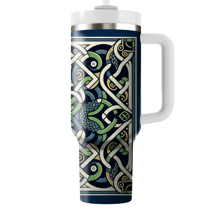 Geometric Serpent Illusion  Tumblers For Gifts