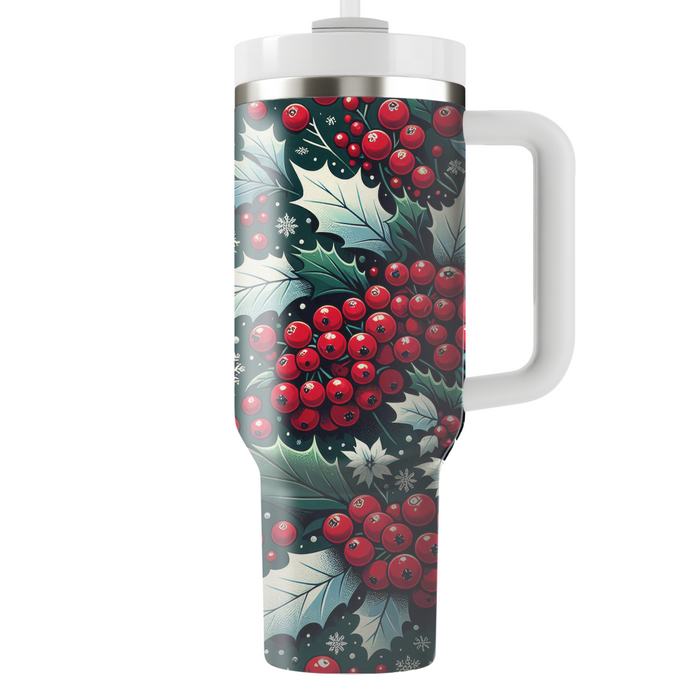 Winterberry Cheer  Personalized Tumblers