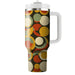 Vintage Geometric Circles  Insulated Tumblers