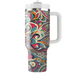 Artistic Retro Paisley  Custom Tumblers