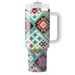 Geometric Blossom Fusion  Custom Tumblers