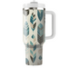 Artistic Feather Pattern  Insulated Tumblers