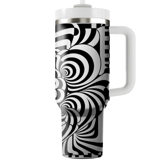 Retro Op Art  Tumblers With Lids