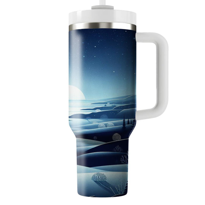 Winter Midnight Tundra  Custom Tumblers