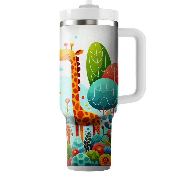 Whimsical Giraffe  Decorative Tumblers