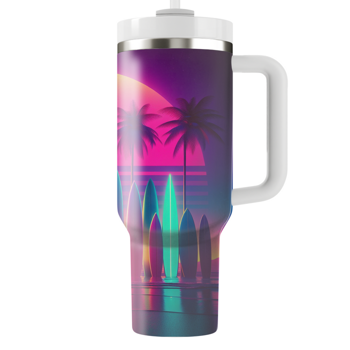 Synthwave Surf  Custom Tumblers